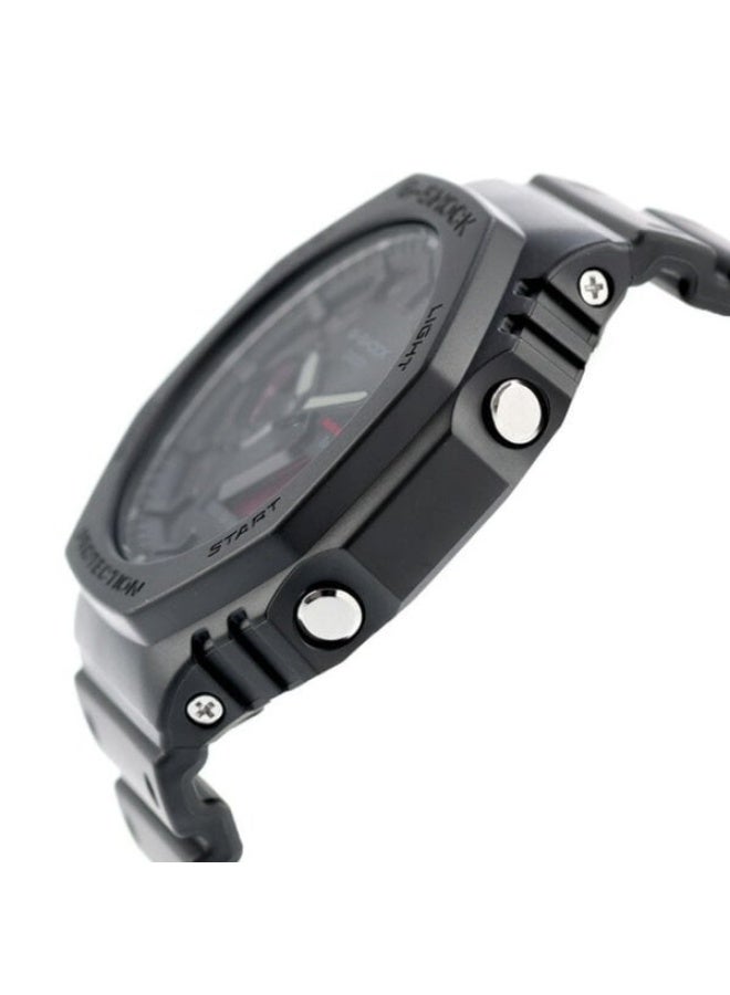 كاسيو ساعة كاسيو جي-شوك ​​الرقمية التناظرية المزودة بخاصية البلوتوث والطاقة الشمسية GA-B2100BBR-1A - Image 3