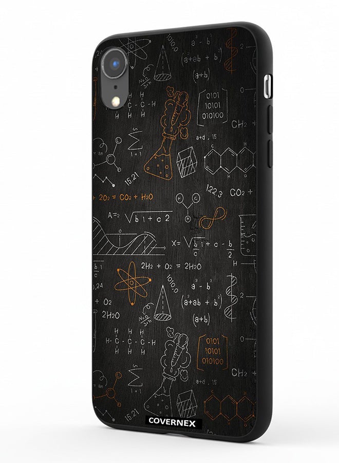 Covernex Apple iPhone XR Protective Case Cover Printed Featuring The Scientist Chalkboard Formula - Image 1
