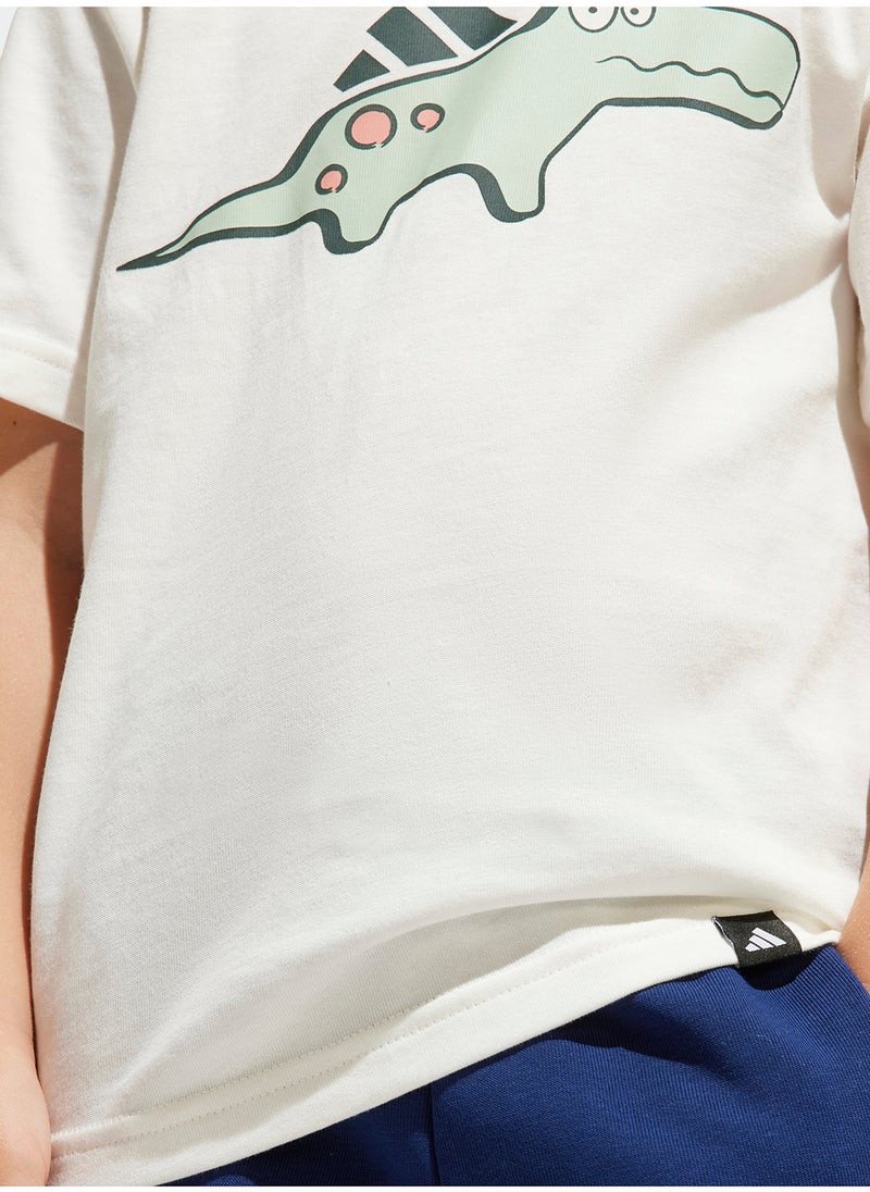 Adidas Kids Adiraptor Graphic T-Shirt  - Image 4
