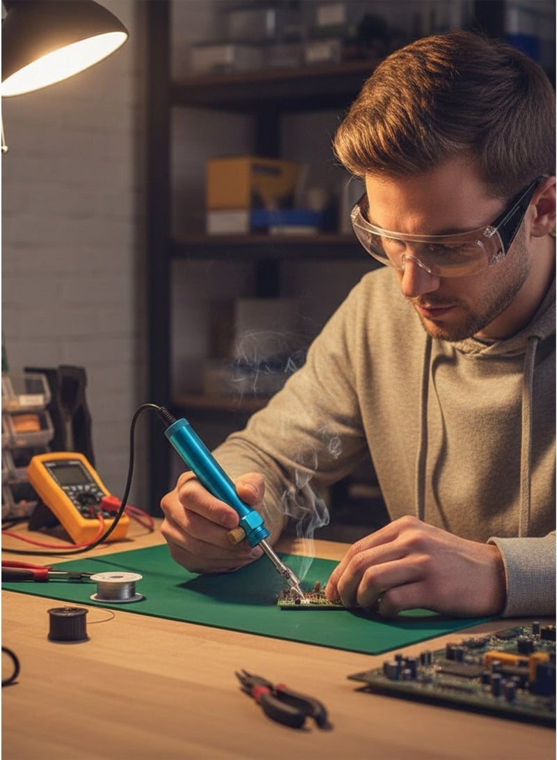 Portable Butane Powered Soldering Iron and Torch Kit - 210-450°C Tip, 1300°C Flame, 70-100W, Lightweight Pen Design, Multi-Functional with Temperature Control for Soldering, Cutting, Jewelry Making, and Crafts - Image 2