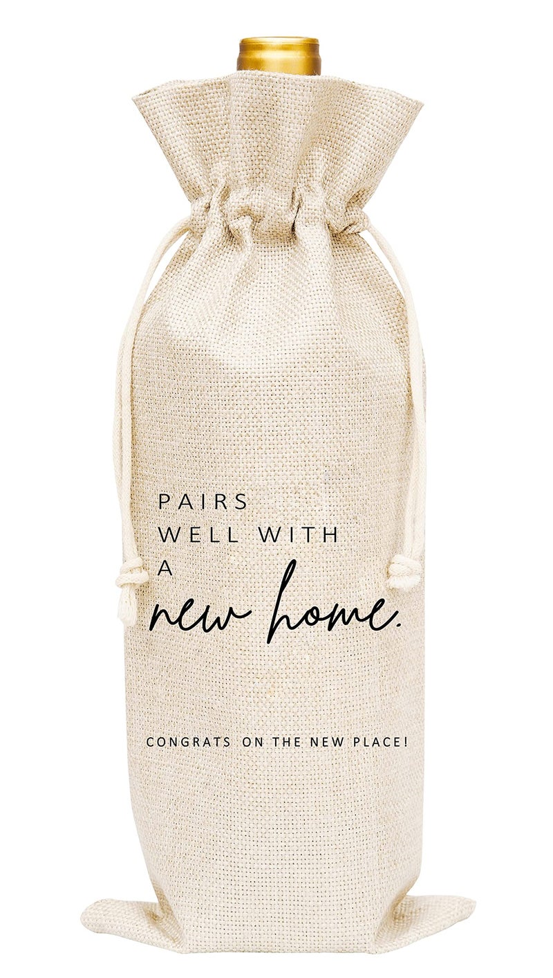 Huastatewolf Huastatewolf Housewarming Wine Gift Bags New Home Wine Bag For Friends Client Gift From Realtors 1 Pc Bag A47