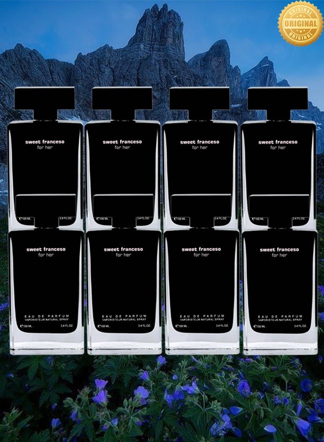 فور هير 8 قطع عطر سويت فرانسيسو اسود لها 100 مل - Image 1