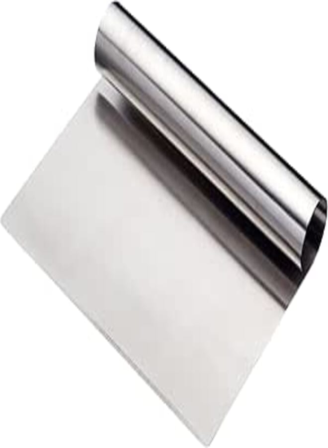 KitchenCraft Stainless Steel Vegetable Chopper/Food Scoop, 15 x 11.5 cm (6" x 4.5"), Silver