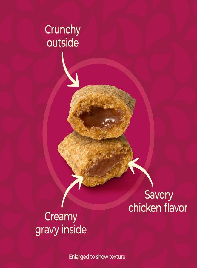 Meow Mix Gravy Bursts Chicken Flavored Cat Treats, 6.3 Oz. Bag (Pack of 5) - Image 2