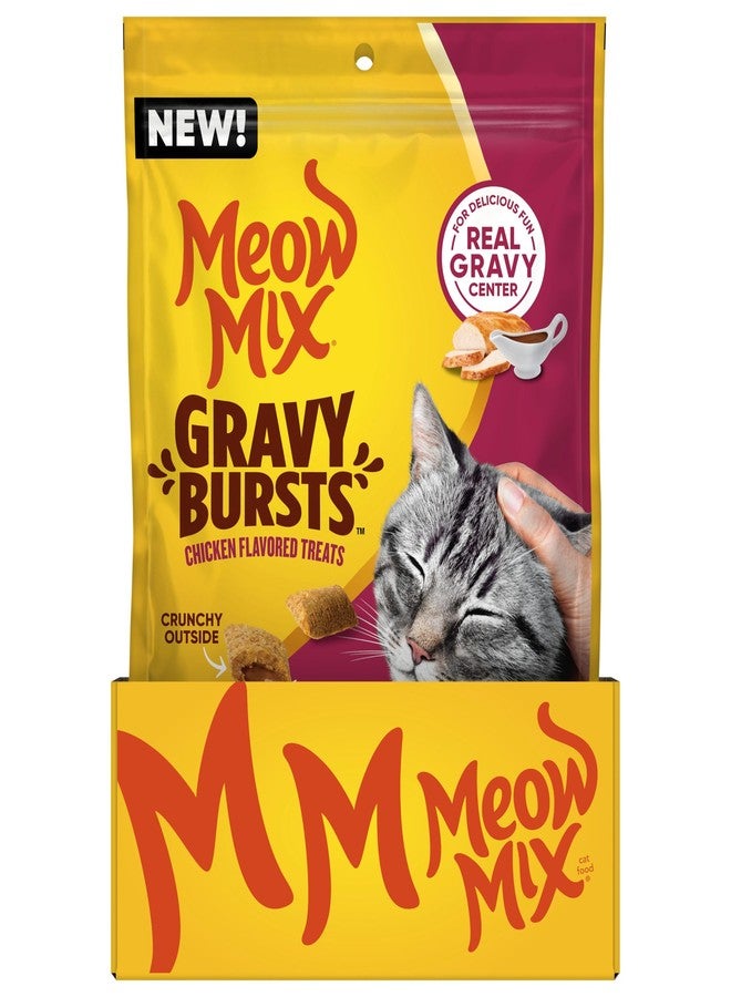 Meow Mix Gravy Bursts Chicken Flavored Cat Treats, 6.3 Oz. Bag (Pack of 5) - Image 5