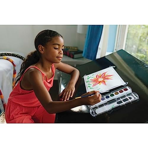 PRANG Washable Watercolor Paint Set, Assorted Glitter Colors, eight Colors (X80515) - Image 4