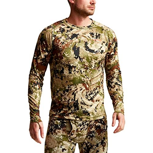 SITKA Core Lightweight Crew Long Sleeve - Lightweight Base Layer Hunting Shirt for Men, Optifade Subalpine, 3X-Large - Image 2