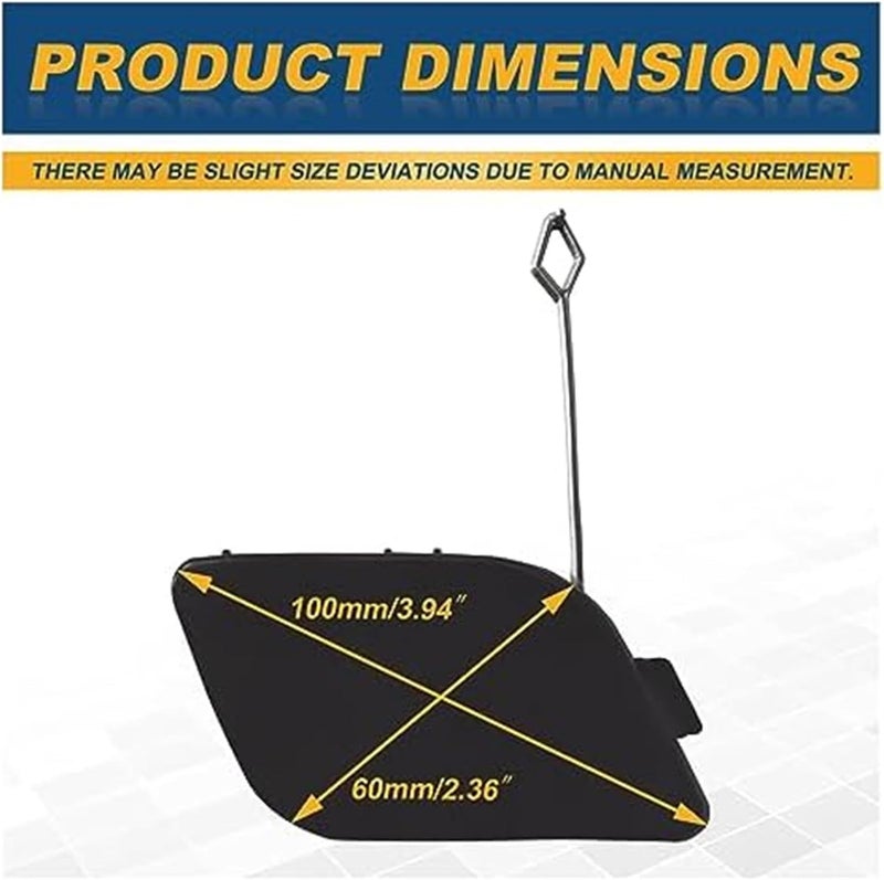 QASULER Tow Hook Eye Cover for R-Class R350 - Image 4