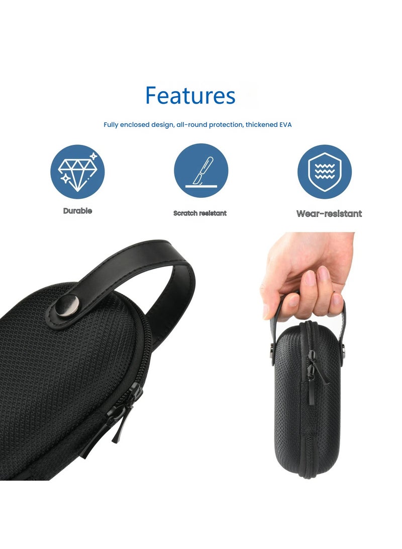 general JBL Clip4/5 Speaker EVA Carrying Case, PU Handheld Zip Organiser, Waterproof and Drop-proof Speaker Case - Image 3