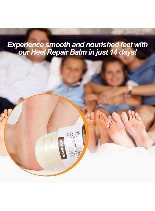 VANERIA Cracked Heel Repair Stick,Heel Balm For Dry Cracked Feet Treatment With Shea Butter & Coconut Oil,Deeply Moisturize & Soften Feet,Exfoliates Dead Skin 40G(Shea Scent) - Image 5
