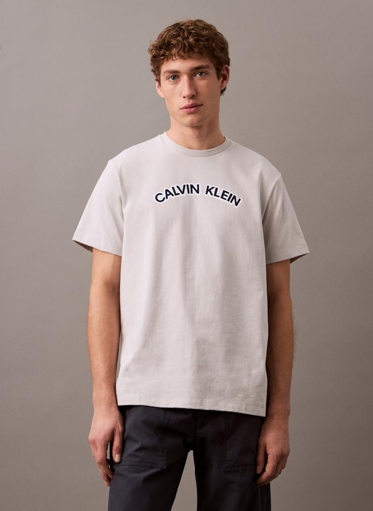 Calvin Klein Jeans Slogan Crew Neck T-Shirt  - Image 1