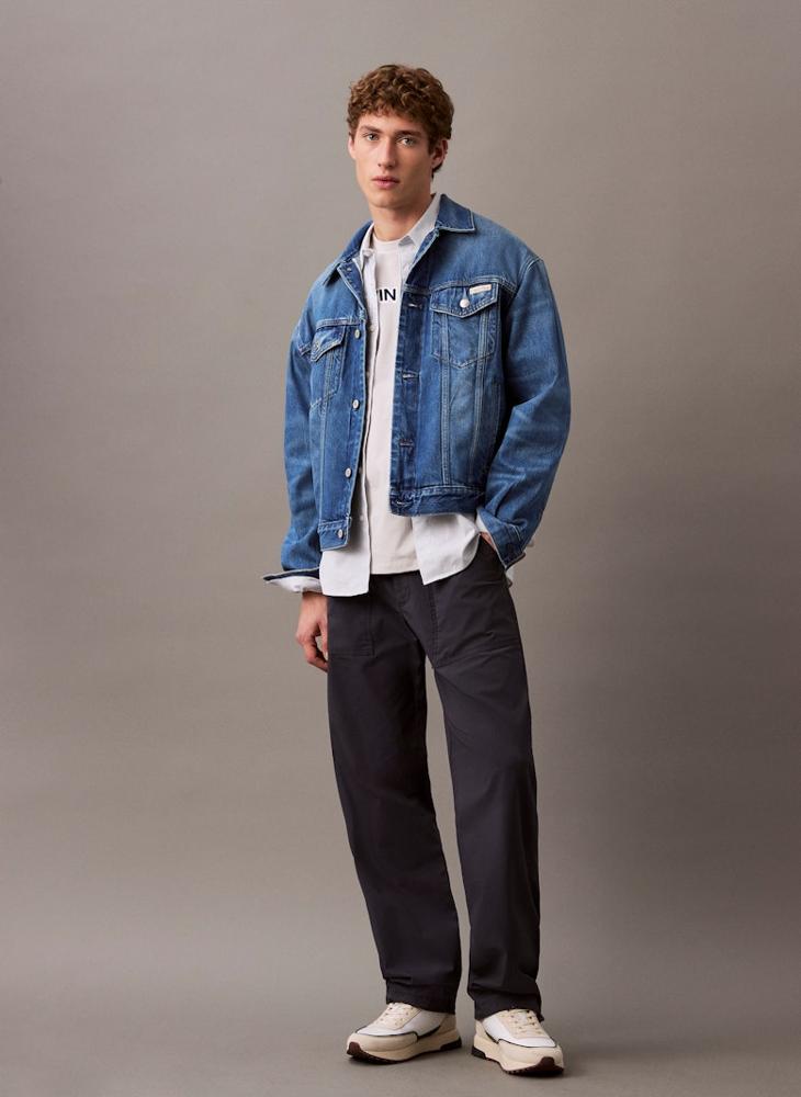Calvin Klein Jeans Slogan Crew Neck T-Shirt  - Image 4