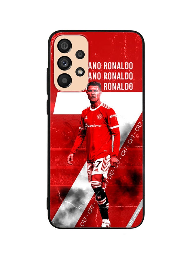 VR CREATIVE Protective Case Cover For Samsung Galaxy A33 5G Cr7 Design Multicolour - Image 1