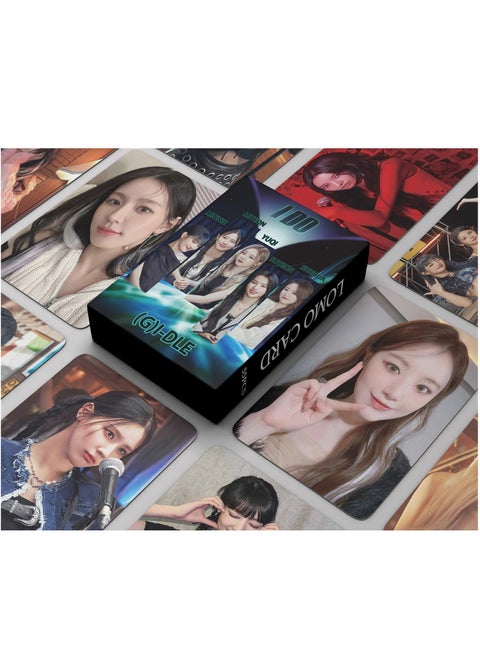 55Pcs GIDLE Single I DO Photo Card Minnie Miyeon Yuqi Soyeon Shuhua Lomo Card
