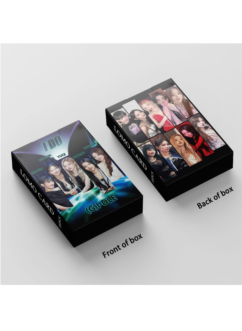 55Pcs GIDLE Single I DO Photo Card Minnie Miyeon Yuqi Soyeon Shuhua Lomo Card