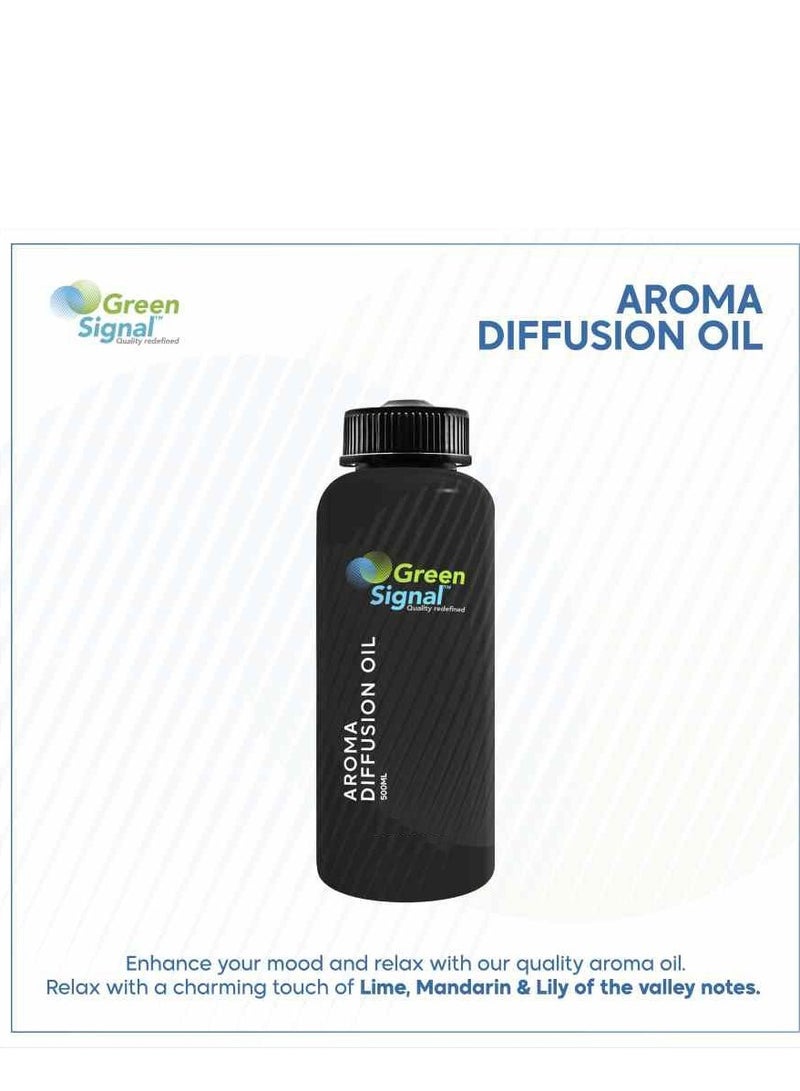 جرين سيجنال باشن زيت معطر لجهاز التعطير – 500 مل – زيت عطري فاخر  – رائحة جذابة تدوم طويلاً - Image 3