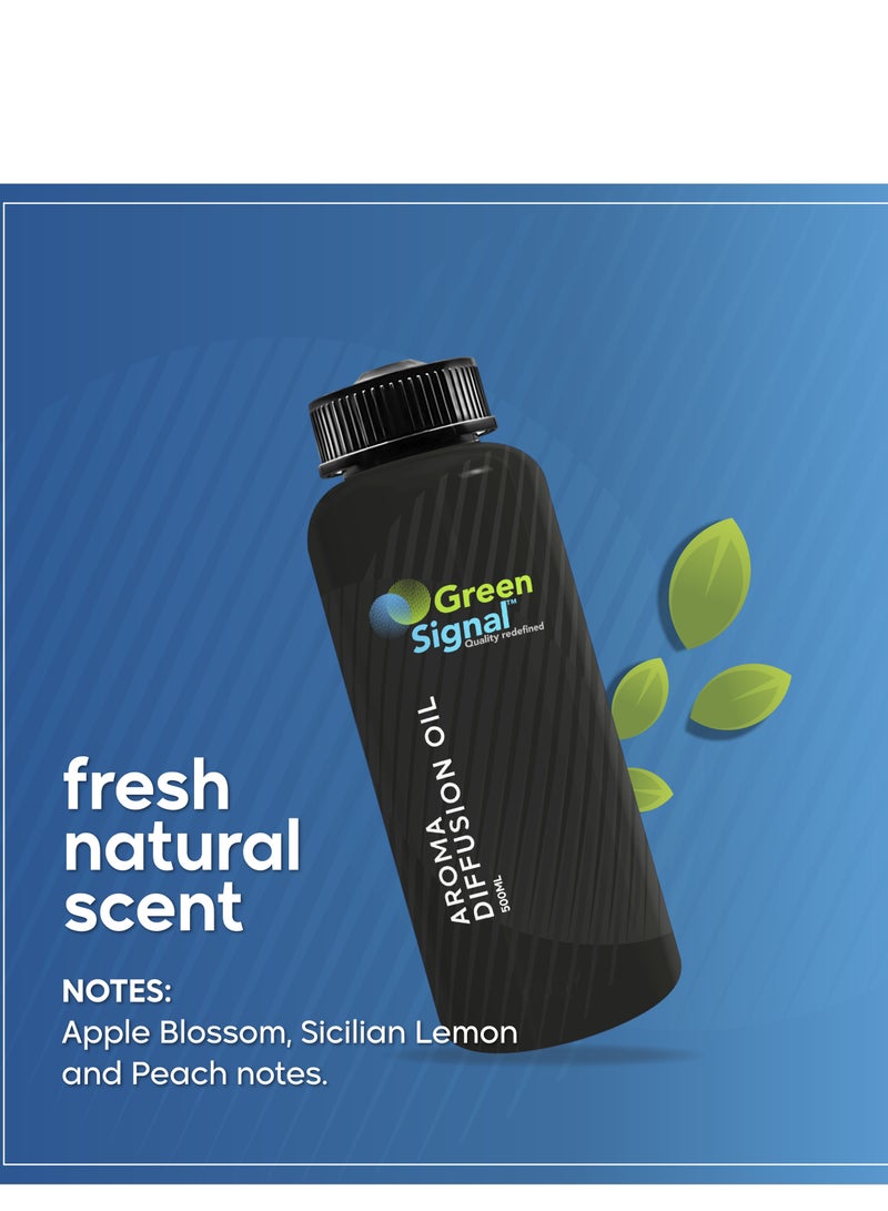 جرين سيجنال باشن زيت معطر لجهاز التعطير – 500 مل – زيت عطري فاخر  – رائحة جذابة تدوم طويلاً - Image 4