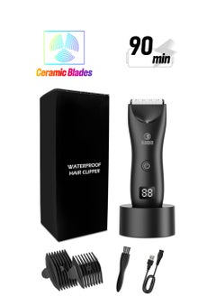 Safe Rechargeable And Waterproof Hair Clipper For Sensitive Areas And Body Hair - For Men And Women