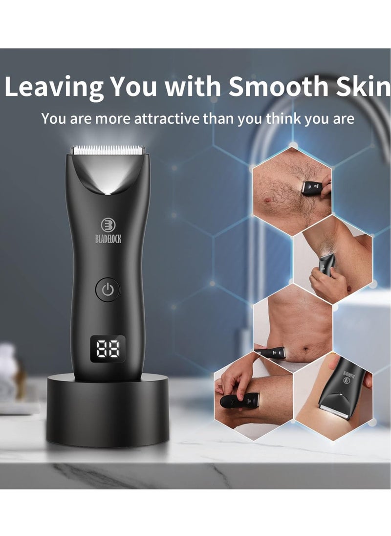 BLADELOCK - Safe Rechargeable And Waterproof Hair Clipper For Sensitive Areas And Body Hair - For Men And Women - Image 1