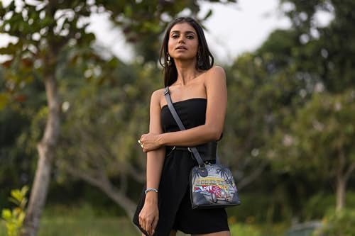 Anna by Anuschka Leather Small Multi Compartment ZipAround Organizer Birds in Paradise - Image 3