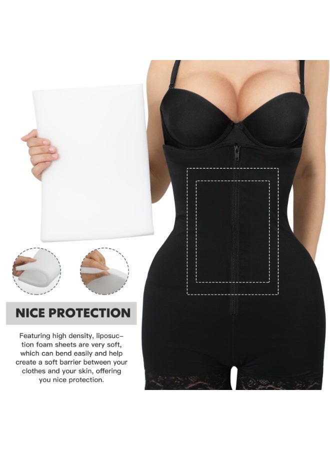 RTYY 3Pcs Lipo Foam Boards Lipo Foam Pads for Post Surgery Ab Board Liposuction Surgery Flattening Abdominal Compression Garments Lipo Foam Sheets for Post Liposuction Surgery Compression Garments Foam Boards for Lipo Recovery and Tummy Tuck - Image 4