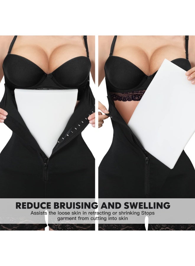 RTYY 3Pcs Lipo Foam Boards Lipo Foam Pads for Post Surgery Ab Board Liposuction Surgery Flattening Abdominal Compression Garments Lipo Foam Sheets for Post Liposuction Surgery Compression Garments Foam Boards for Lipo Recovery and Tummy Tuck - Image 3