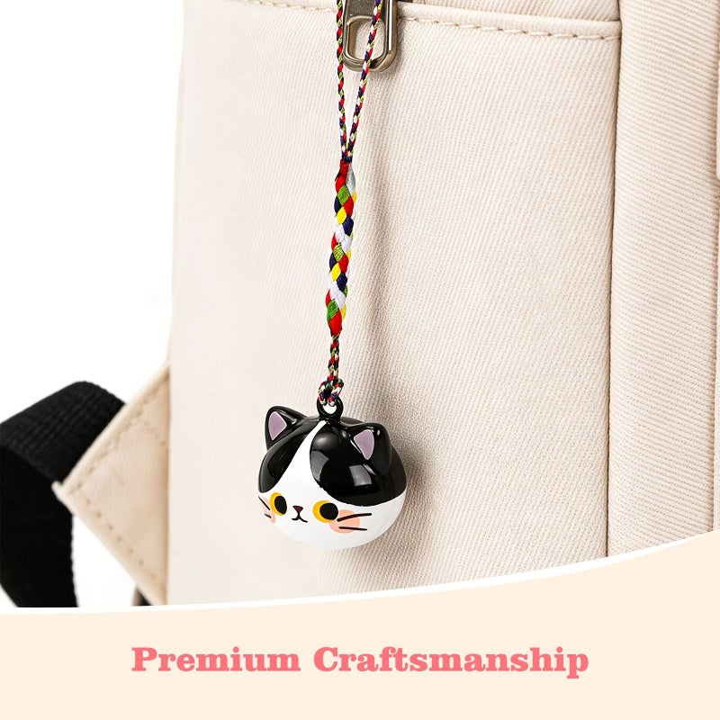 GoodHawks Cartoon Cat Bell Pendant Phone Decoration Backpack Charm - Image 3