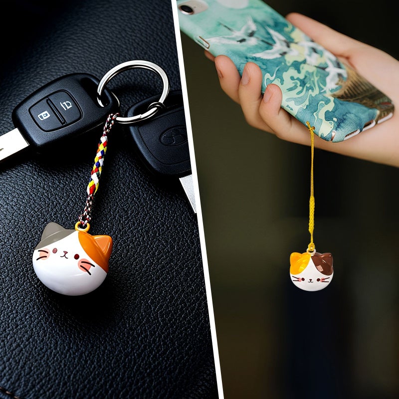 GoodHawks Cartoon Cat Bell Pendant Phone Decoration Backpack Charm - Image 4