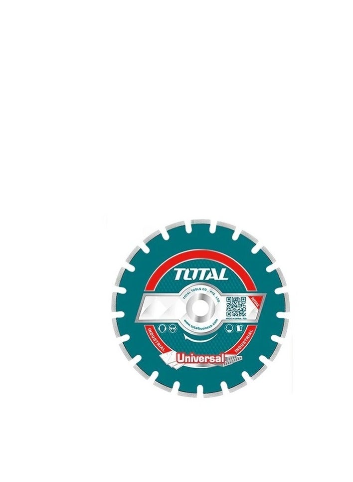TOTAL Super Total Diamond Disc for Asphalt & Concrete Cutting - 355mm (14") x 25.4mm, 12mm Width | High Performance, Durable Blade  - Image 2