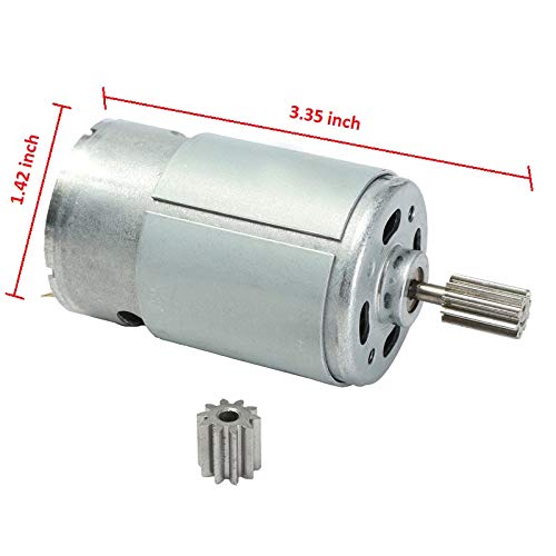 NSD 2 Pcs 550 40000RPM Electric Motor High Speed RS550 12V Motor Gearbox Accessories for Power Wheels Children Ride On Car Replacement Parts - Image 2
