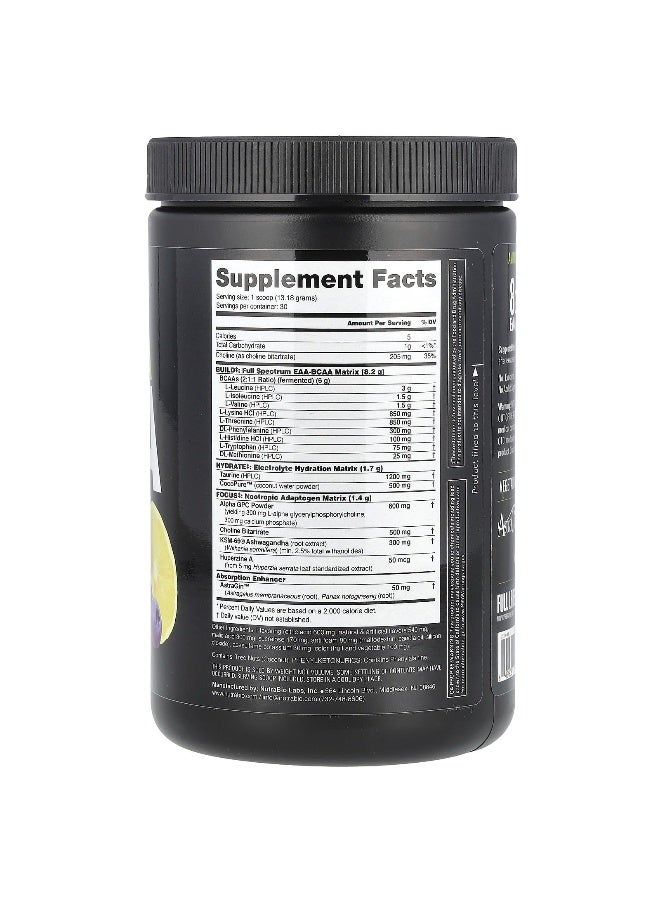 NutraBio, Alpha EAA, Blueberry Lemonade, 0.87 lb (395 g) (Packaging may vary) - Image 2