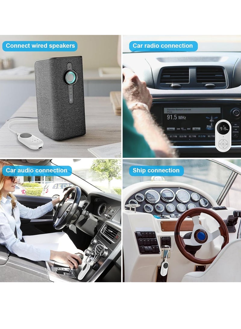 Airplane Bluetooth 5.3 Transmitter for All Headphones - Bluetooth Adapter for TV - Dual Connection- aptX Low Latency - Flying Travel,Long Flight Essentials - Wireless Audio Aux for MP3,Gym,Game,PC - Image 5