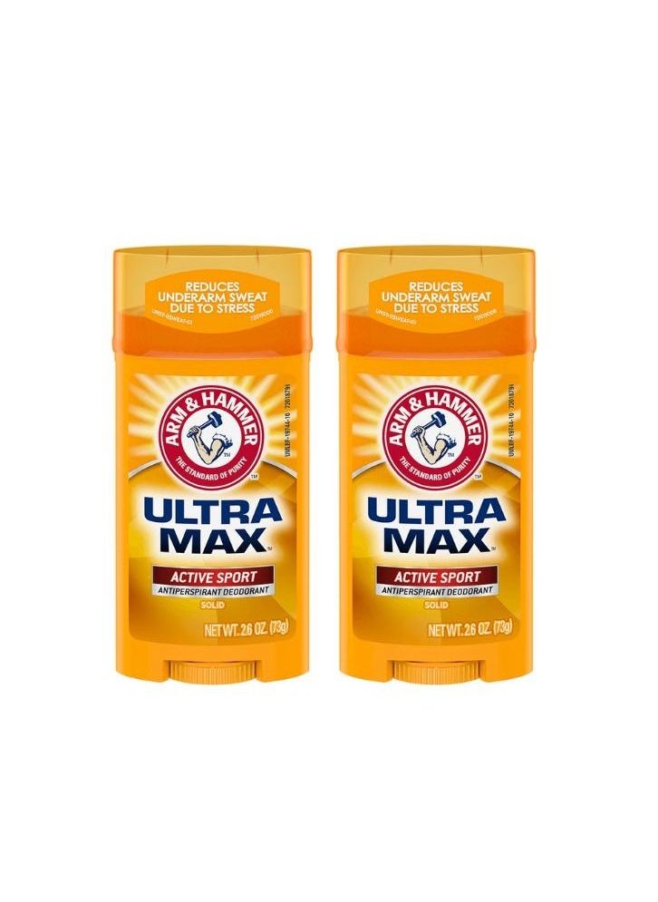 Arm & Hammer - عبوة ألترا ماكس أكتيف سبورت المزدوجة 146 جم - Image 1