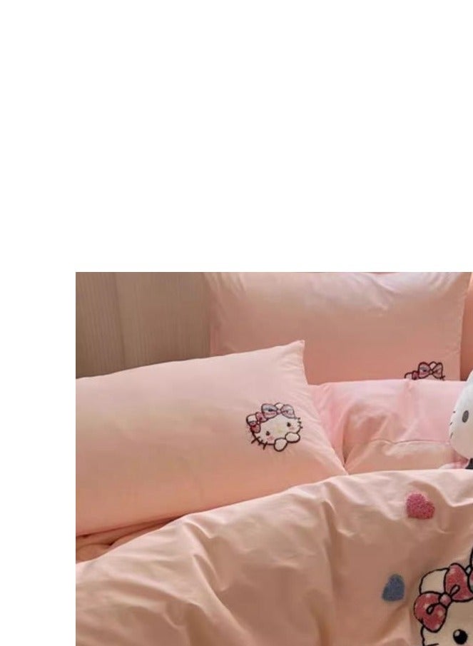Bed Sheet Style — High End Cartoon Pattern  Pure Cotton Bedding Four Piece Set - Image 5