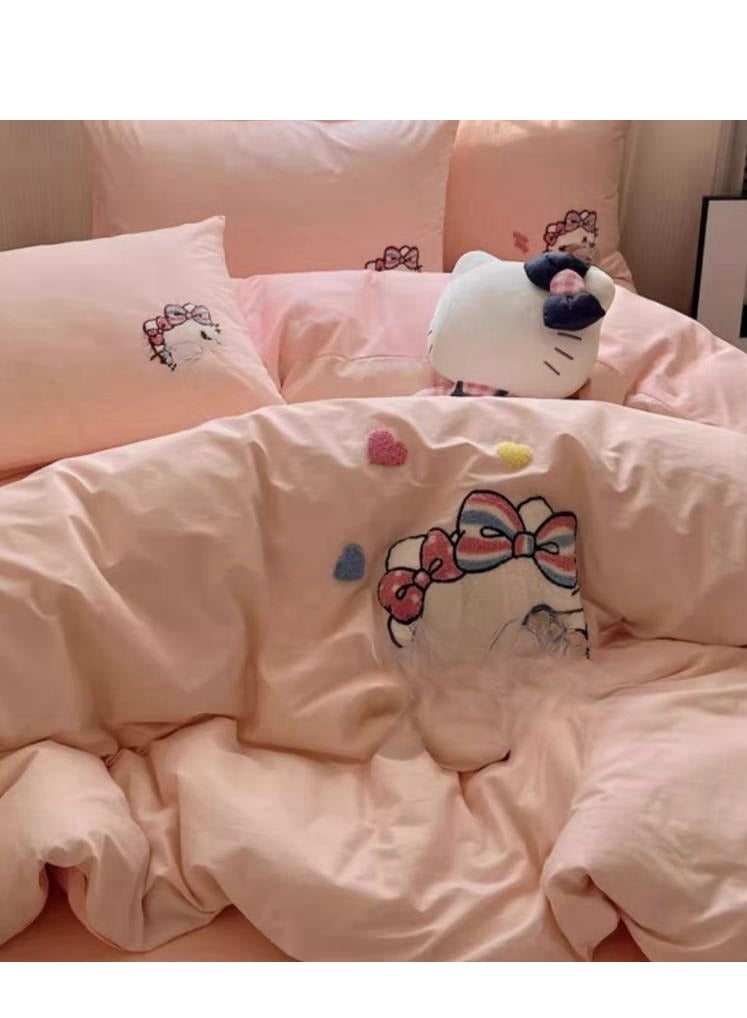 Bed Sheet Style — High End Cartoon Pattern  Pure Cotton Bedding Four Piece Set - Image 2