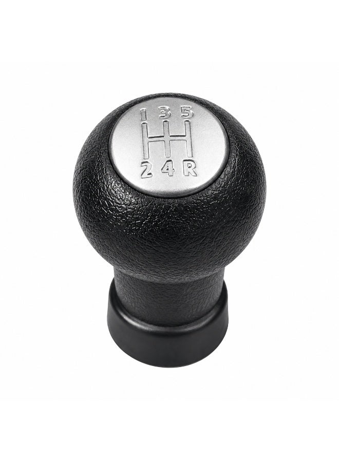 5-Speed Manual Gear Shift Knob for Suzuki Swift 2005-2010, SX4 2007-2013, Alto 2010-2015 & S-Cross, Black Plastic Shifter Handle - Image 1
