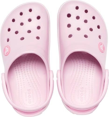 Crocs Unisex-Child Crocband Clogs (Todder Shoes), Ballerina Pink, 10 Toddler - Image 2