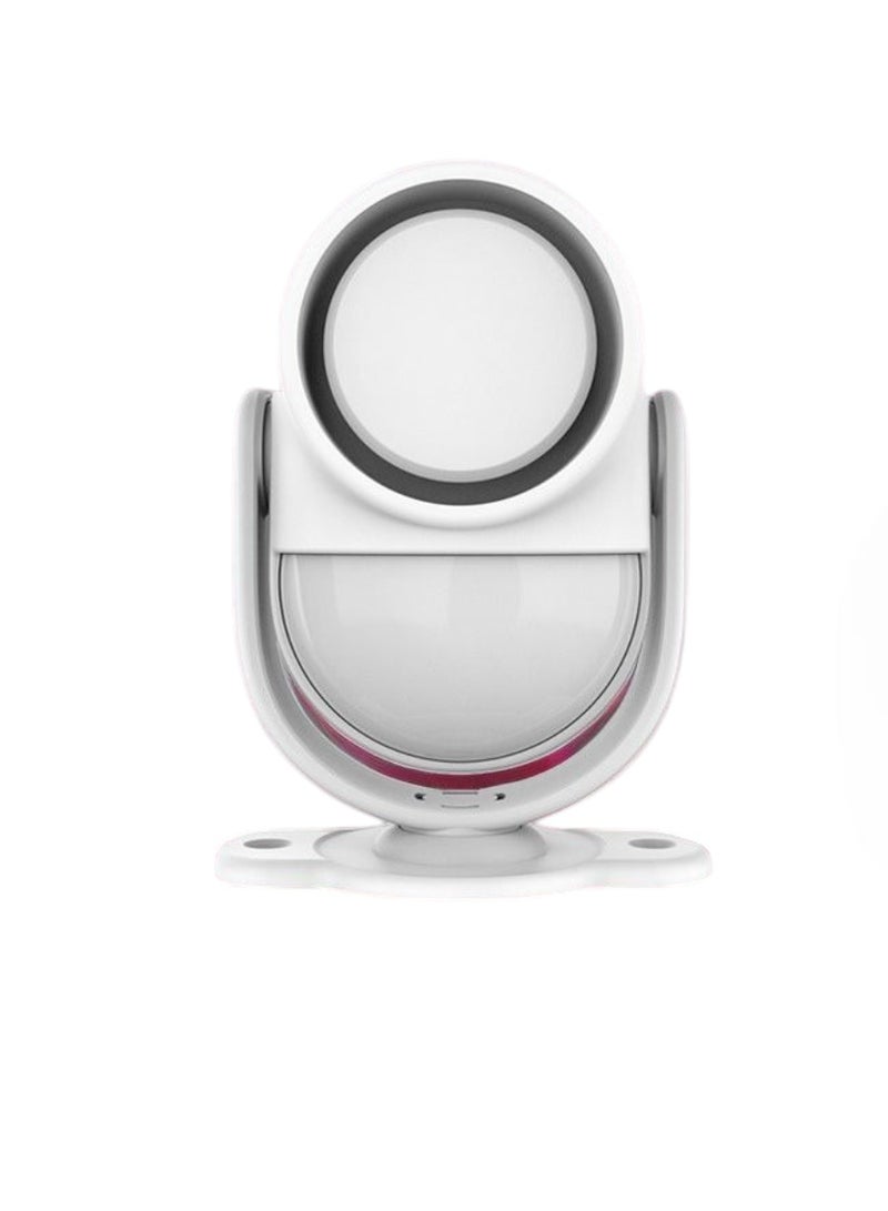 Motion Sensor Alarm, Indoor Wireless Security Alarm, Multifunctional PIR Motion Detector Alert, Anti Theft Alarm For Home And Office, (1pc, White, On Site Version) - Image 1