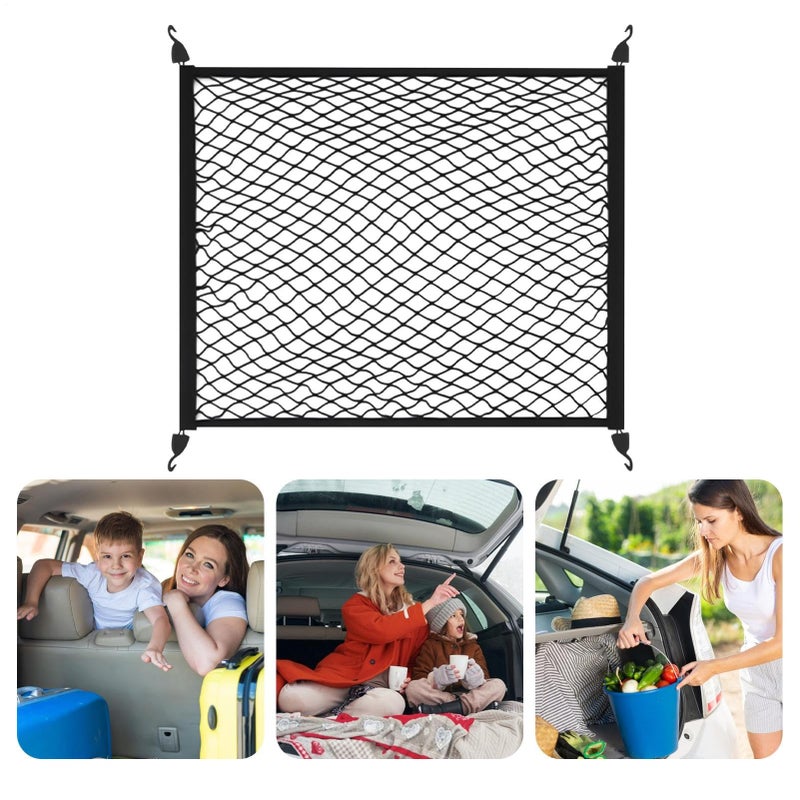Foldable Car Trunk Luggage Net For Sedan SUV Truck Trailer Camping And Daily Commuting - Image 5