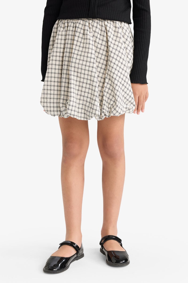 ديفاكتو جيبة بناتي كاروهات منسوج - Image 5