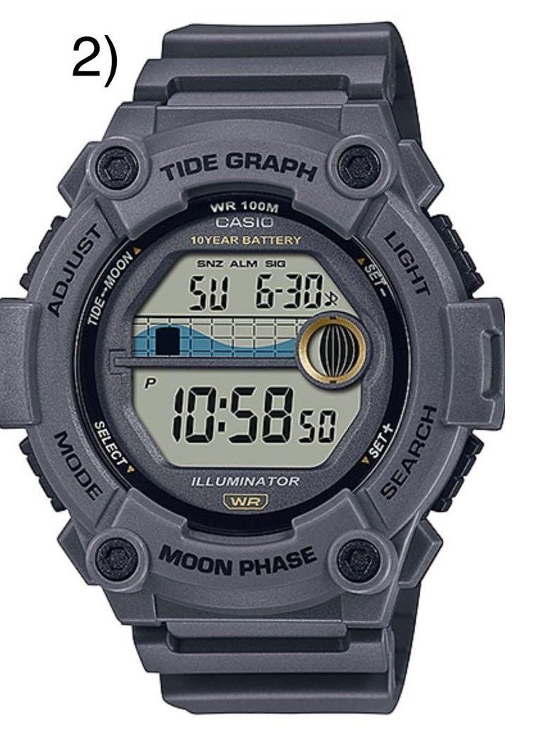 CASIO Casio Youth Tide Graph/Moon Phase Digital Watch WS-1300H-8AVDF  - Image 1