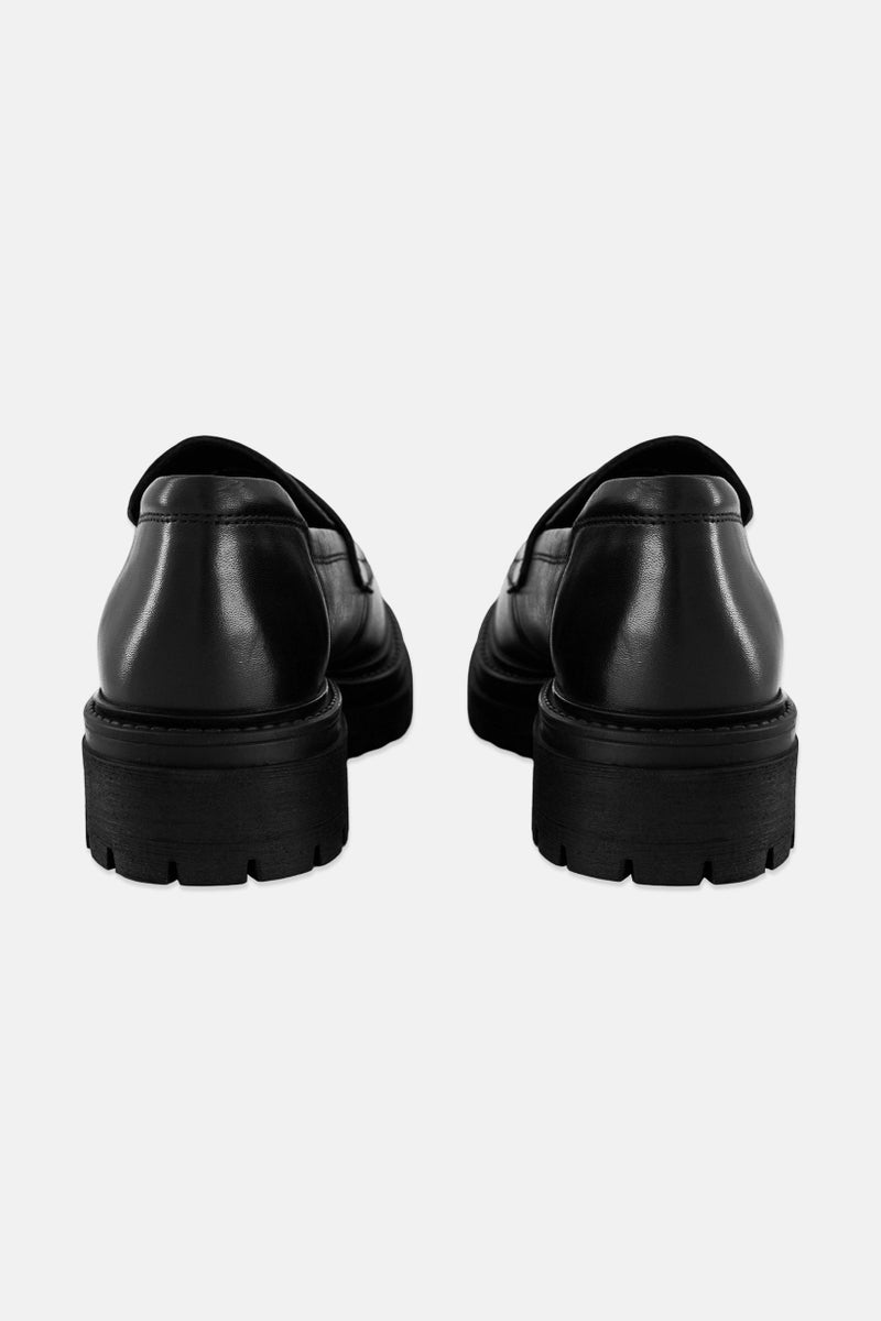 GEOX Women Iridea Slip On Loafers, Black - Image 2