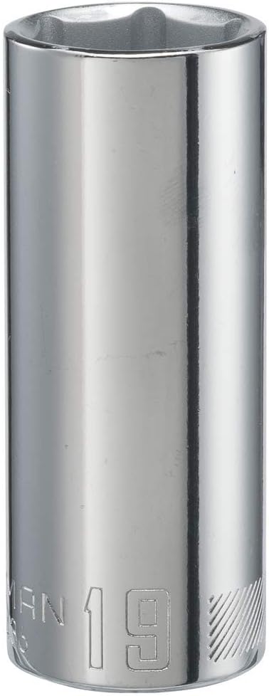 CRAFTSMAN CRAFTSMAN Deep Socket Metric 38Inch Drive 19mm 6Point CMMT44436 