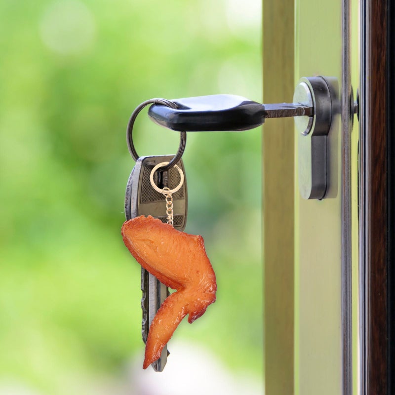 2Pcs Simulation Food Keyring Chic Key Chains Hanging Bag Pendants - Image 4