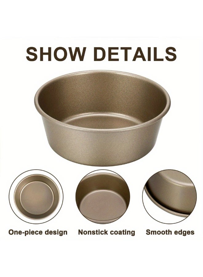 2pcs Non-Stick Baking Mold, Non-Stick  Hamburger Bun Molds - Heavy-Duty Carbon Steel Air Fryer-Safe Baking Trays with Double-Layer Coating for Homemade Gluten-Free Vegan Buns, Mini Pies, Egg Tarts & Cupcakes. Ideal for Home Oven Use,  Versatile Kitchenware - Image 3