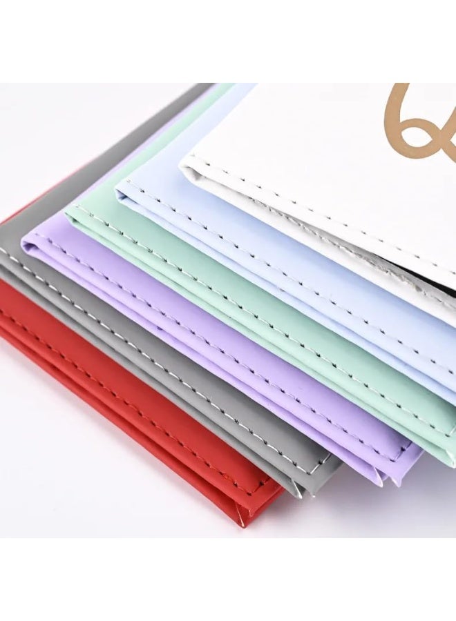 غطاء جواز سفر من الجلد الصناعي للنساء بتصميم تاج "Queen" - أحمر أنيق وحماية وثائق السفر - Image 4