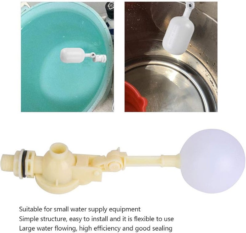 G1 2 بوصة صمام كرة عائم بلاستيكي للتحكم في مستوى المياه للمعدات الصغيرة للإمداد - Image 3
