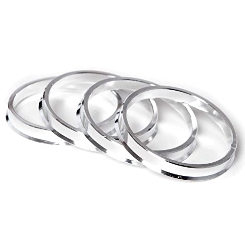 Circuit Performance Hub Centric Rings (4 Pack) - 64.1 to 54.1 Aluminum Hubrings - Compatible with Toyota Corolla, Prius, Yaris, Scion CT 200h, Miata with 54.1mm Vehicle Hub using Wheels with 64.1mm CB - Image 3