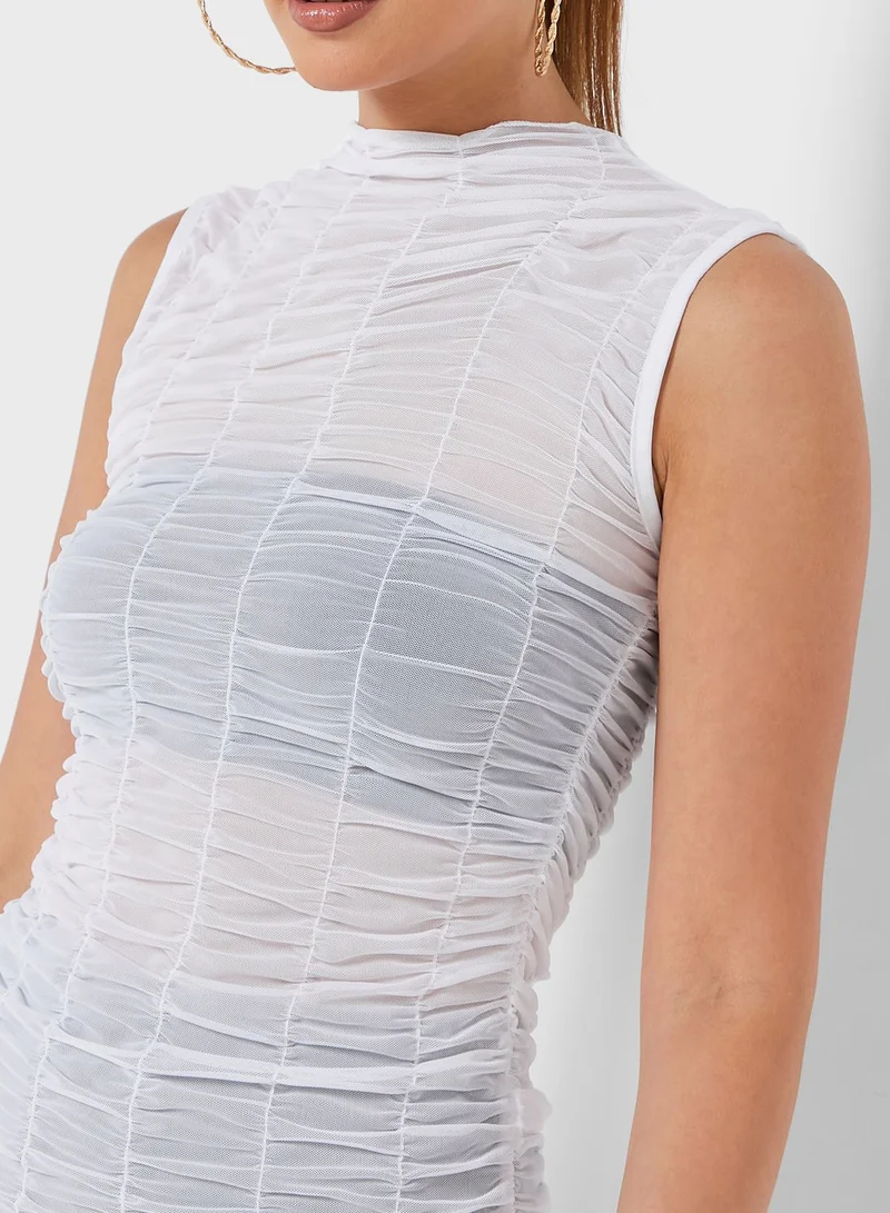 TOPSHOP Crew Neck Knitted Top