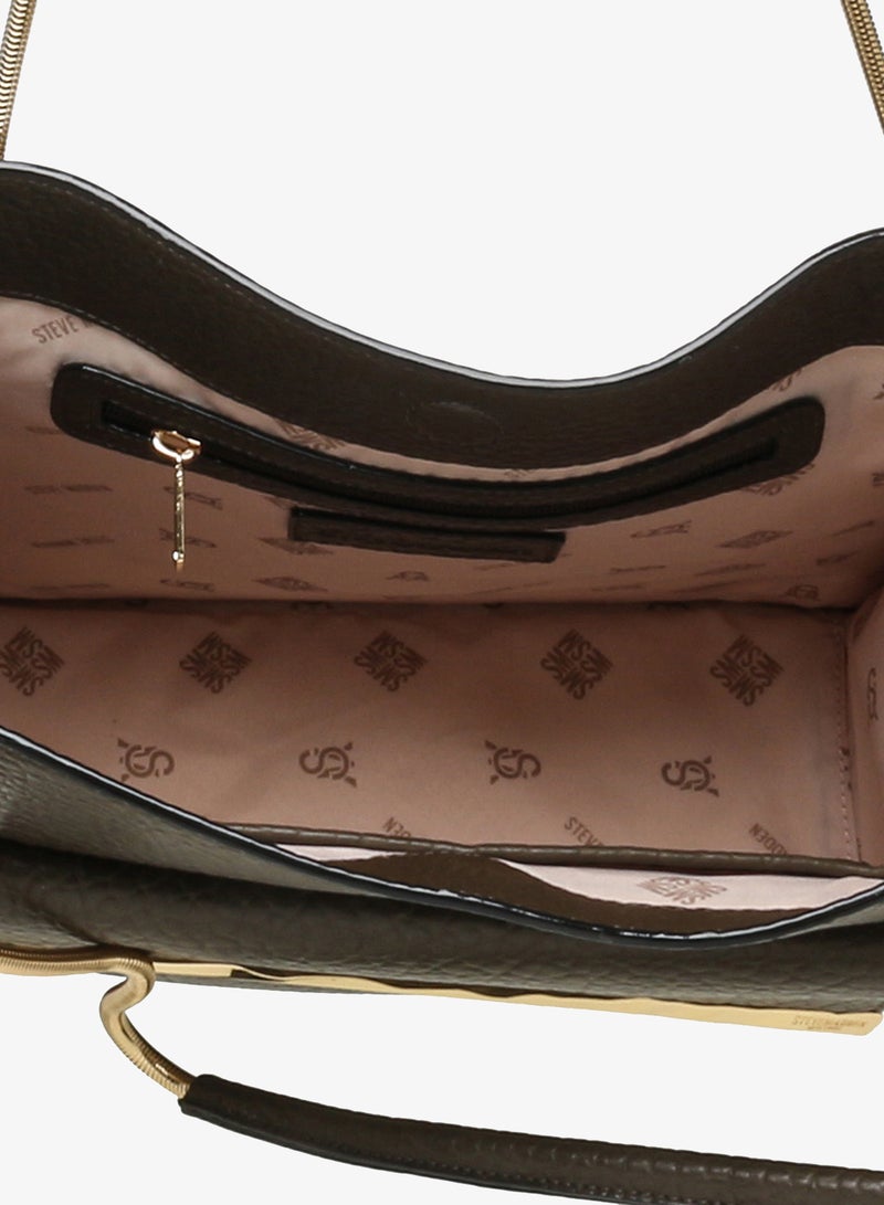 STEVE MADDEN BJULIETT Textured Shoulder Bag - Image 5